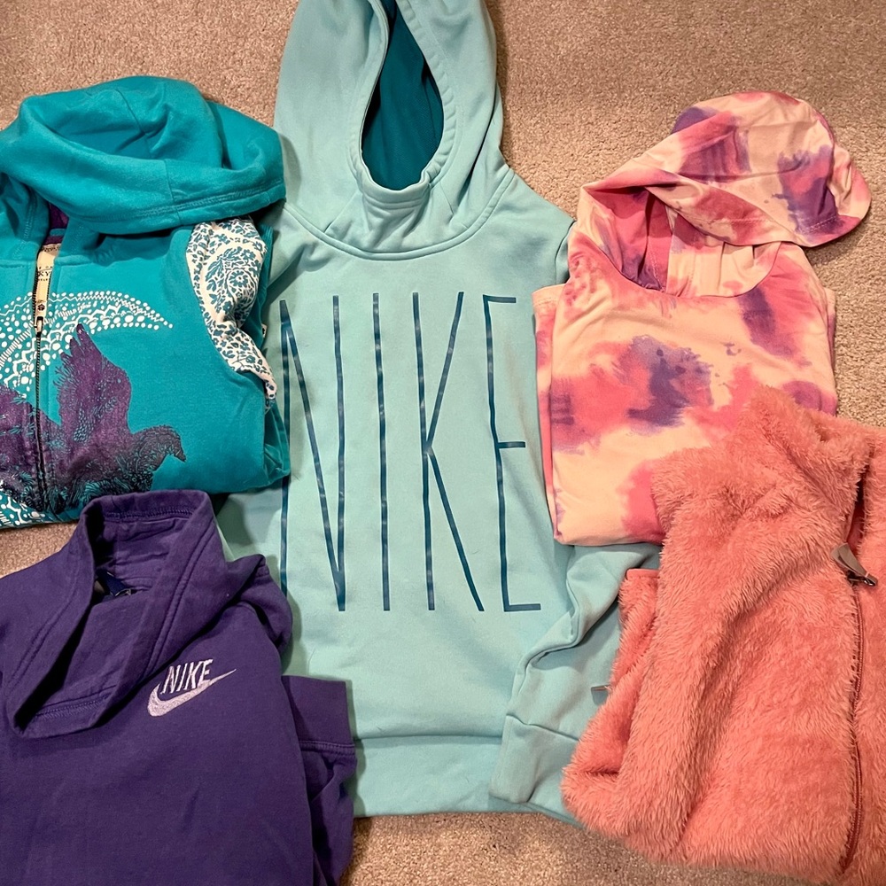 Girls’ Hoodie Lot - M (10/12)